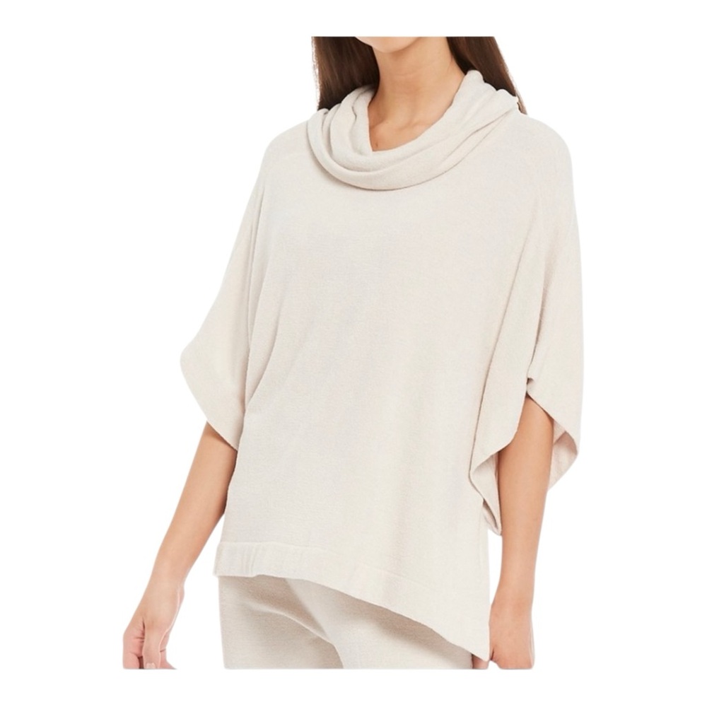 Barefoot Dreams Cozy Chic Light Cowlneck Minimalist Poncho